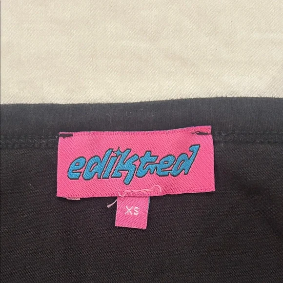 Edikted Black Tank Top with White '80' Graphic - Picture 2 of 3